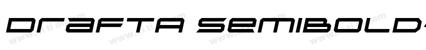 DraftA SemiBold字体转换